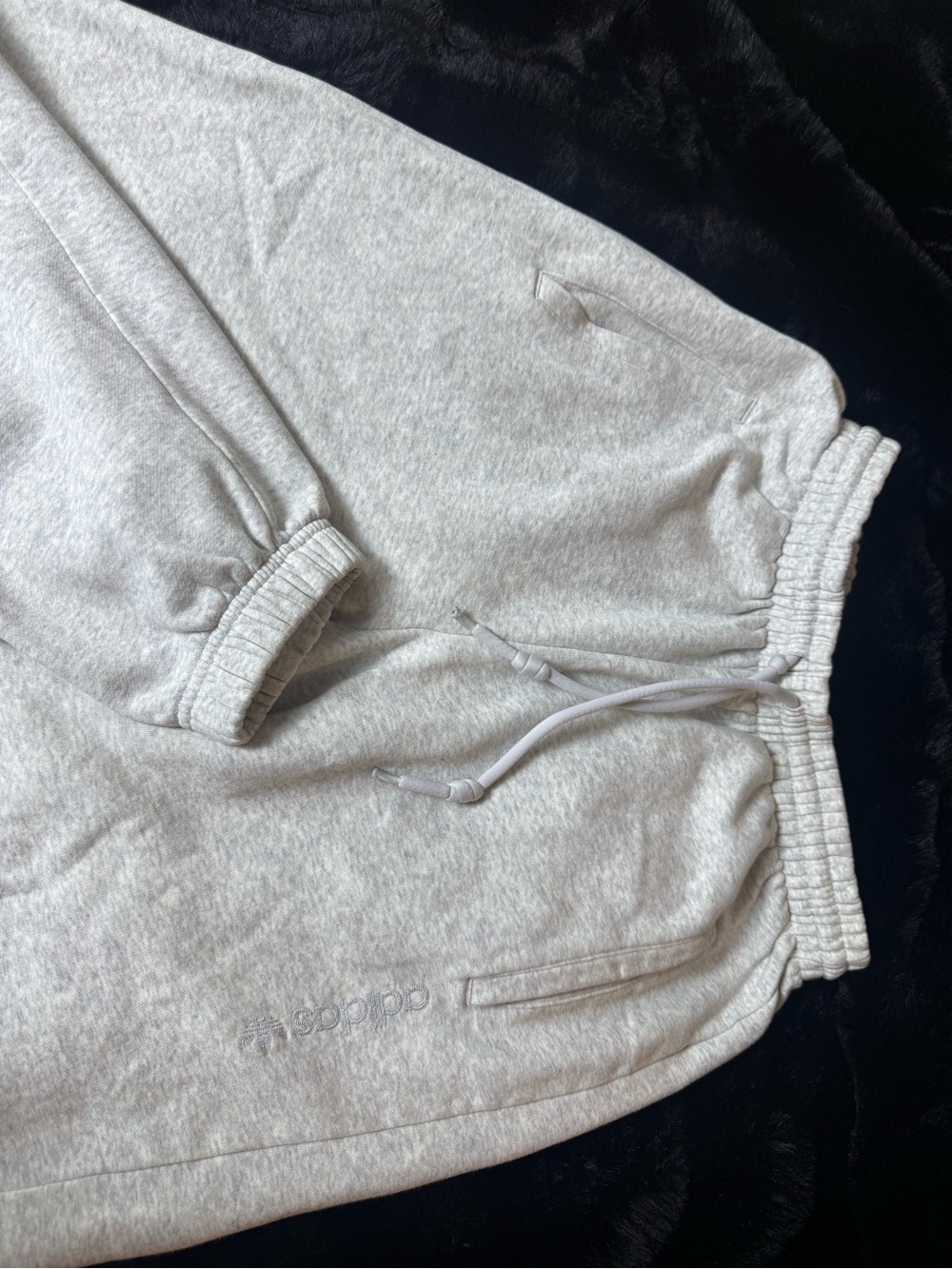 adidas Light Gray Sweat Pants
